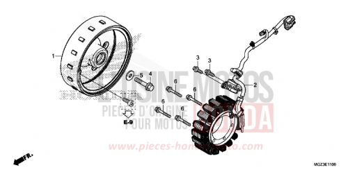 GENERATRICE CBR500RAD de 2013